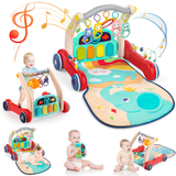 MoveMate :Tapis d'Éveil Piano et Trotteur 2 en 1