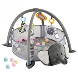 KidNest : Tapis d’Éveil Bébé 4 en 1 avec Piscine à Balles