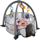 KidNest : Tapis d’Éveil Bébé 4 en 1 avec Piscine à Balles