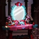GlamVanity : Coiffeuse Enfant avec Miroir Lumineux & Accessoires