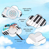 KidKeys : Piano Électronique 49 Touches pour Enfants avec Micro