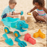 Sandino : Camion de Plage Dinosaure 5 Pièces pour Enfants