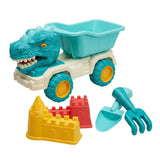 Sandino : Camion de Plage Dinosaure 5 Pièces pour Enfants