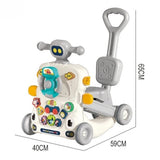 PushCart 6in1 : Trotteur Évolutif Ajustable - Éducatif et Amusant pour Bébé