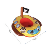 PiratePool : Flotteur Pirate avec Pistolet à Eau - Amusement Aquatique