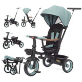 HandTricycle - Vert : Tricycle évolutif et pliable 7 en 1