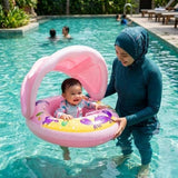 SunnyFloat : La Bouée Bébé avec Pare-Soleil pour des Baignades Sereines
