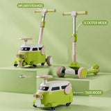 ScootSmart 3 in 1 : Baby Car et Trottinette Évolutive