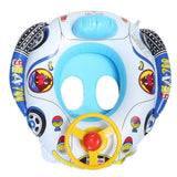 AquaCar : Bouée Voiture Bébé avec Volant