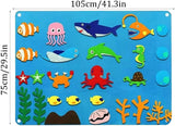 OceanWallMat : Tapis en Feutrine Montessori