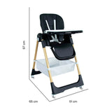 FlexiChair : Chaise Haute Bébé Évolutive et Pliable
