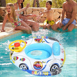AquaCar : Bouée Voiture Bébé avec Volant