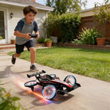 CarDron : Drone Télécommandé Voiture de Course Futuriste pour Enfants