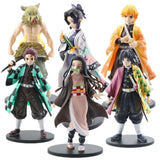 DemonPack – Coffret 6 Figurines Demon Slayer Tanjiro, Nezuko, Zenitsu, Inosuke, Giyuu et Shinobu