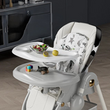 ElegantChair Blanc : Chaise Haute Bébé Pratique, Ergonomique et Sécurisée