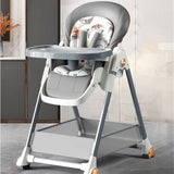 ConfortChair Gris : Chaise Haute Évolutive pour Bébé Confortable et Pratique