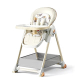 ConfortChair Blanc : Chaise Haute Évolutive pour Bébé Confortable et Pratique