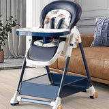 ConfortChair Bleu : Chaise Haute Évolutive pour Bébé Confortable et Pratique