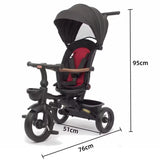 HandTricycle - Vert : Tricycle évolutif et pliable 7 en 1