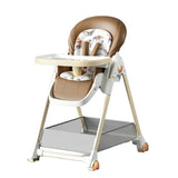 ConfortChair Marron  : Chaise Haute Évolutive pour Bébé Confortable et Pratique