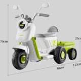 KidcadoMoto : Moto Électrique Vintage pour Enfants