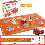 TrackPuzzle: Jeu de Construction de Routes Magnétiques