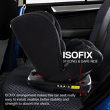 ChildSeat Noir : Siège Auto Isofix Ajustable