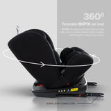 ChildSeat Noir : Siège Auto Isofix Ajustable
