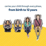 ChildSeat Gris et Noir : Siège Auto Isofix Ajustable