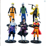 Pack 6 Figurines Naruto - Collection Héros Ninjas Légendaires
