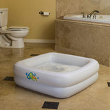 SquarePool : Piscine et baignoire 2 en 1 pour Bébé livraison partout au Maroc Magasin de jouets Kidcado