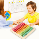 Table De Multiplication En Bois 9x9 - Kidcado magasin de jeu et jouet Maroc