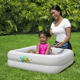 SquarePool : Piscine et baignoire 2 en 1 pour Bébé livraison partout au Maroc Magasin de jouets Kidcado
